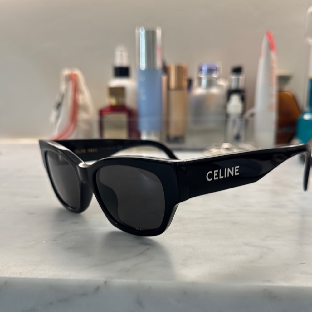 Celine Dark Sunglasses with Logo